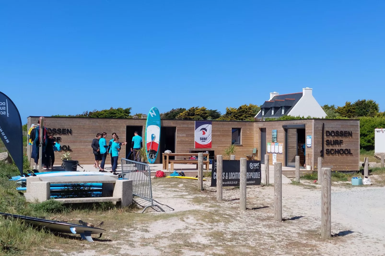 Ferienhaus in unmittelbarer Strandnähe Cléder-Gebieden zomer 5km