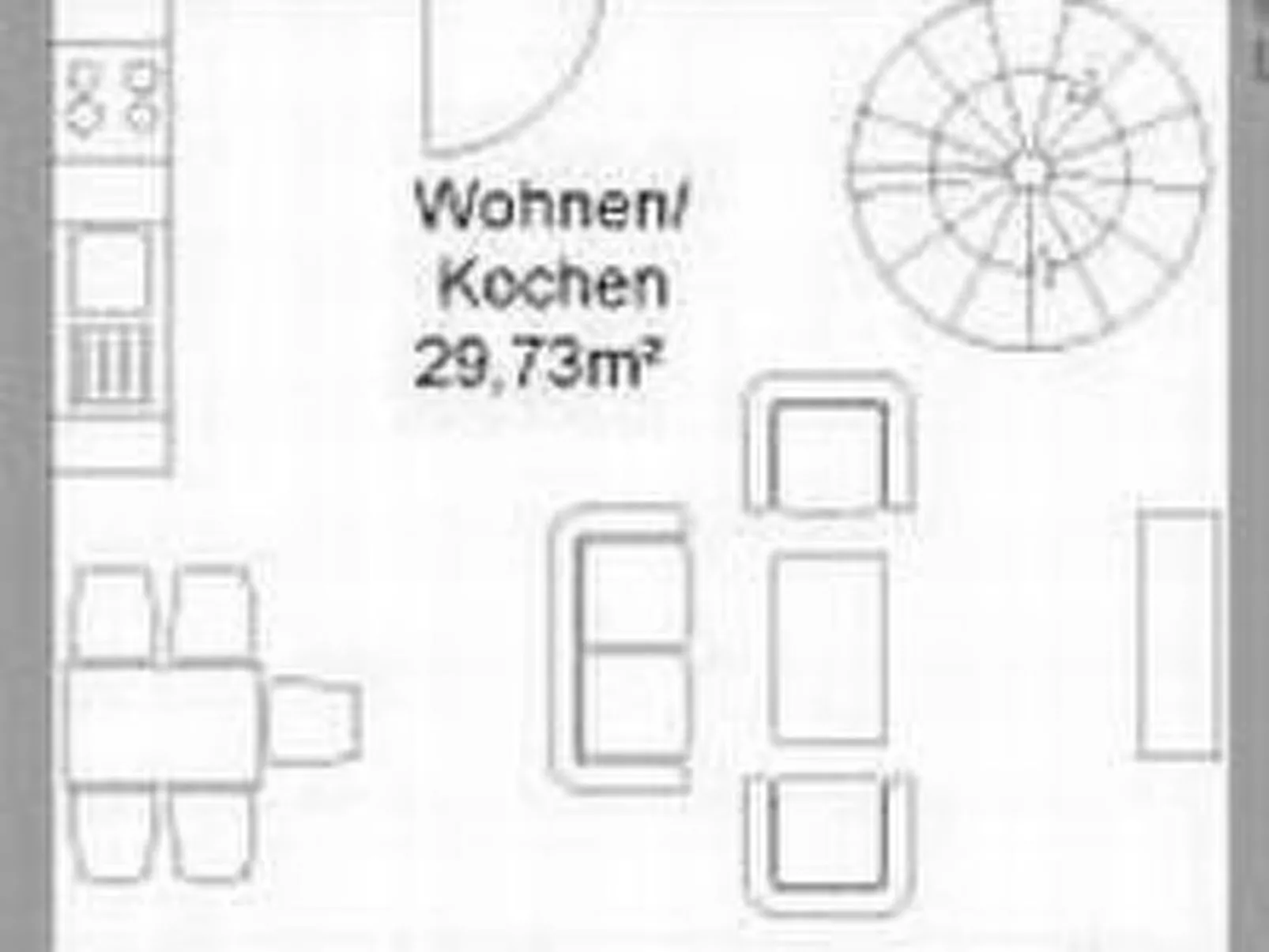 Wohnung im Erdgeschoss des Gutshauses-Binnen