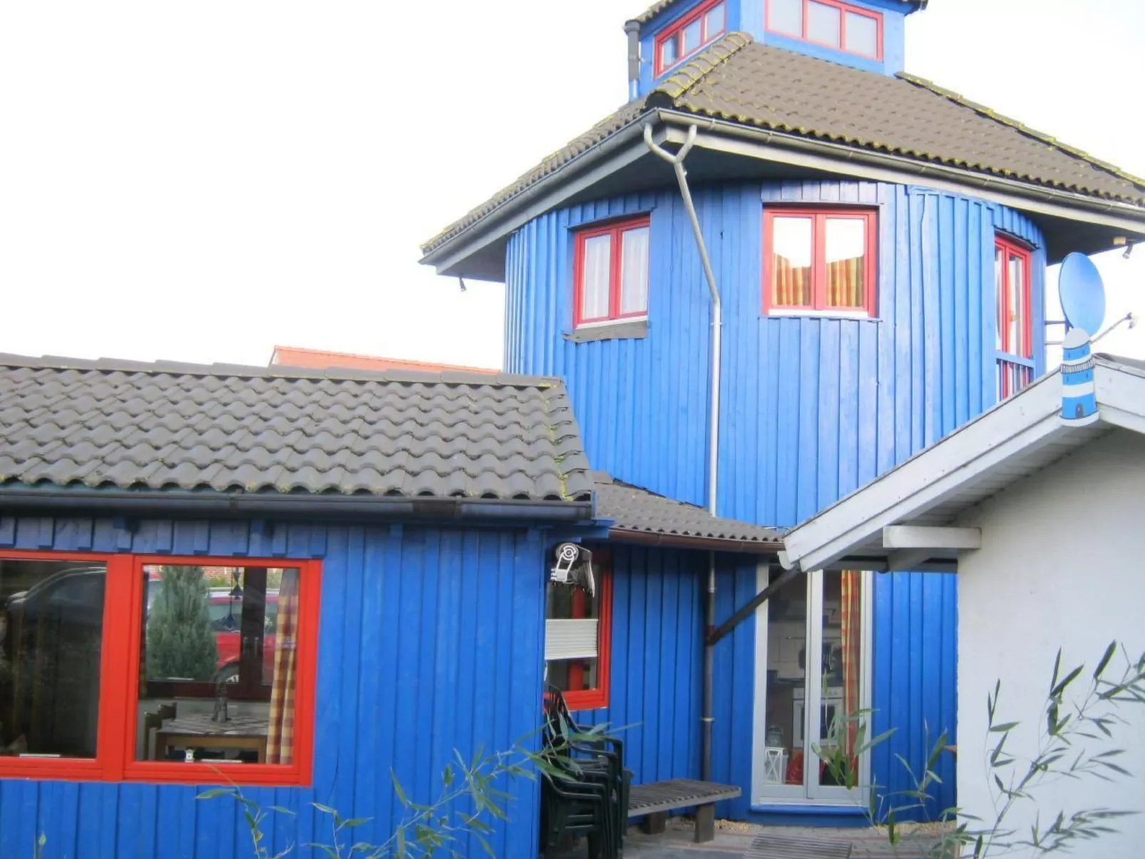 Leuchtturm mit Sauna und Whirlpool