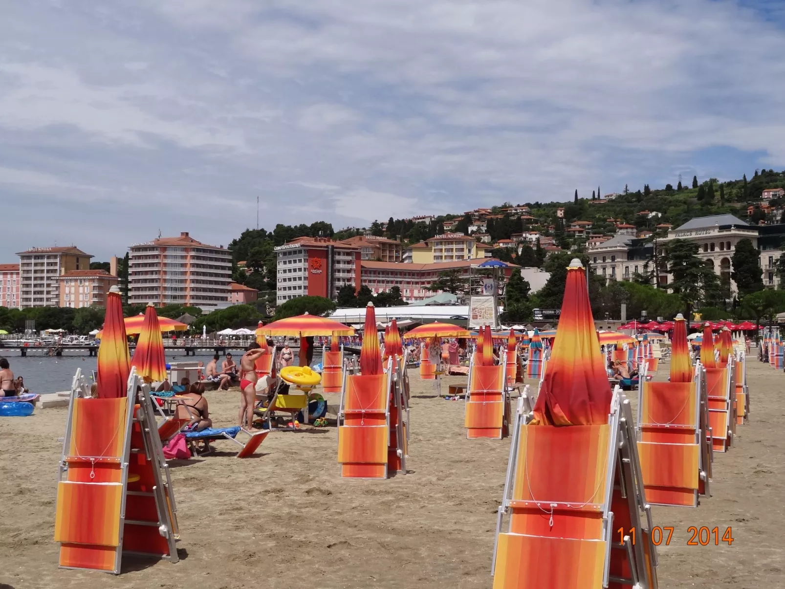 Appartement Silvia mit Terrasse und Meerblick-Buiten