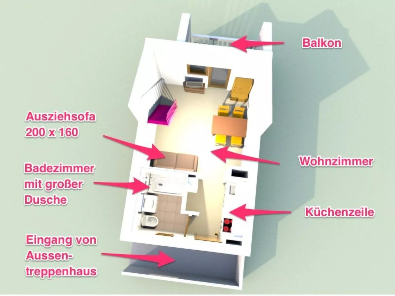 Appartement mit Blick auf das Wasser-Image-tags.info