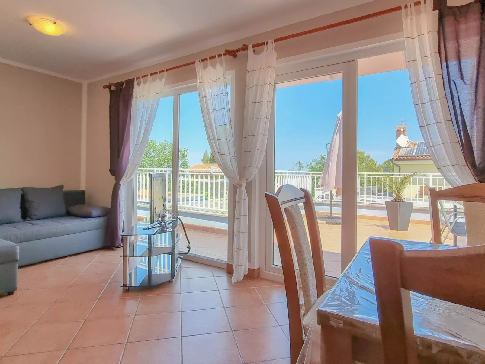 Wohnung 50m vom Meer entfernt für 2-3 Pers.-Binnen