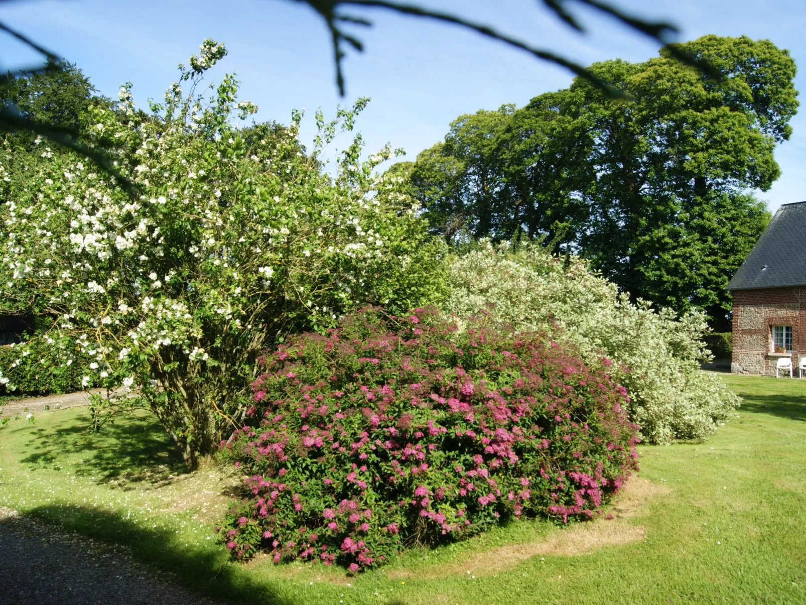 Normannisches Ferienhaus mit Charme les châtaigniers 1 Zimmer-Binnen