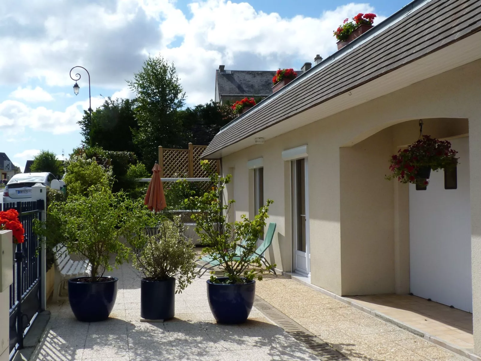Wohnung "Le Caducée" mit Terrasse-Buiten