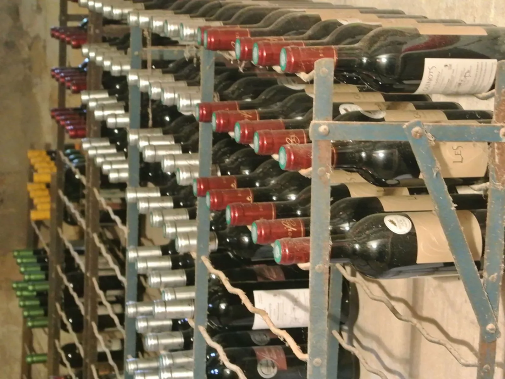 Schloss mit Überlaufpool an der Dordogne-Binnen