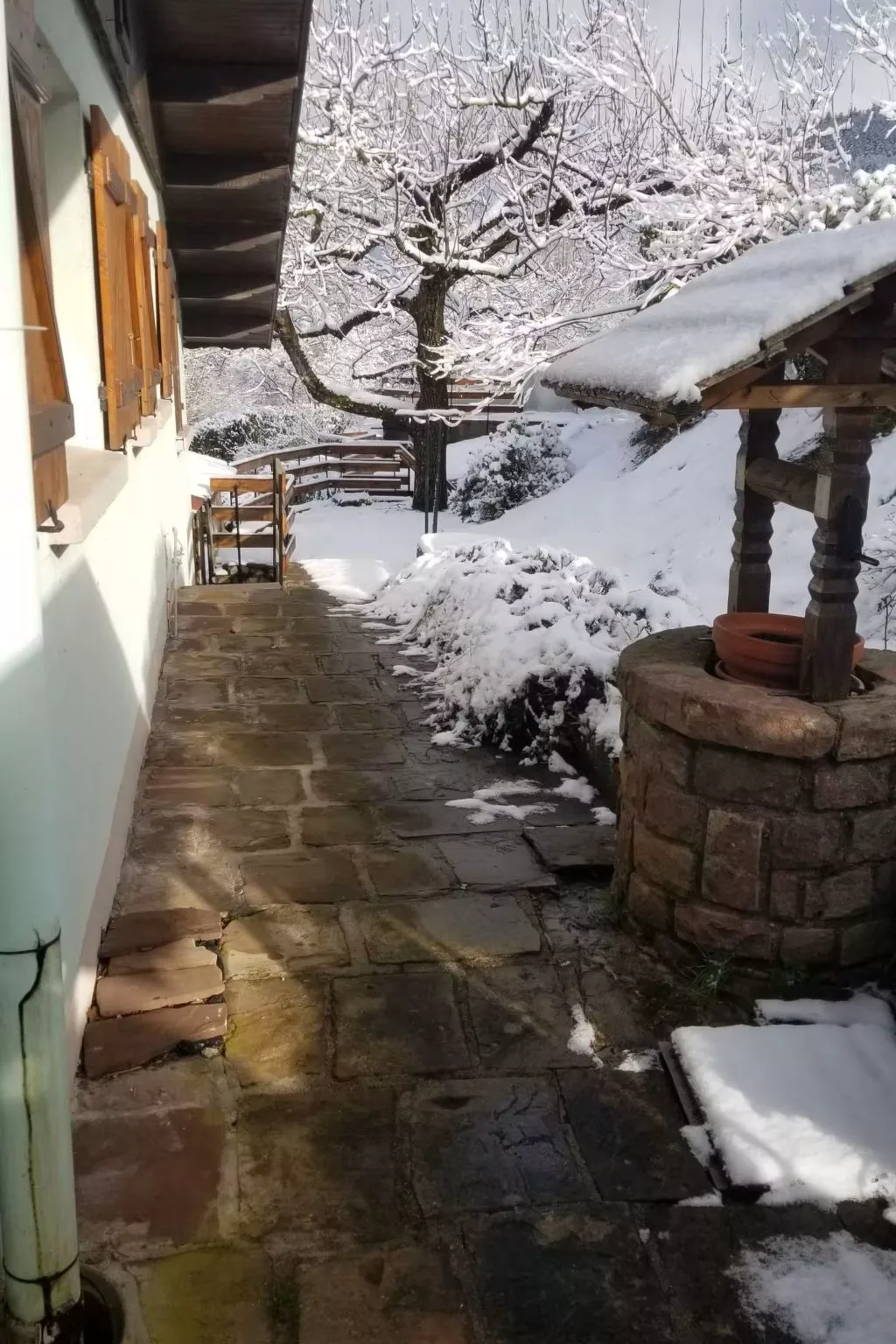 Le Chalet Sous Les Sapins, mit Swimmingpool, Sauna-Buiten