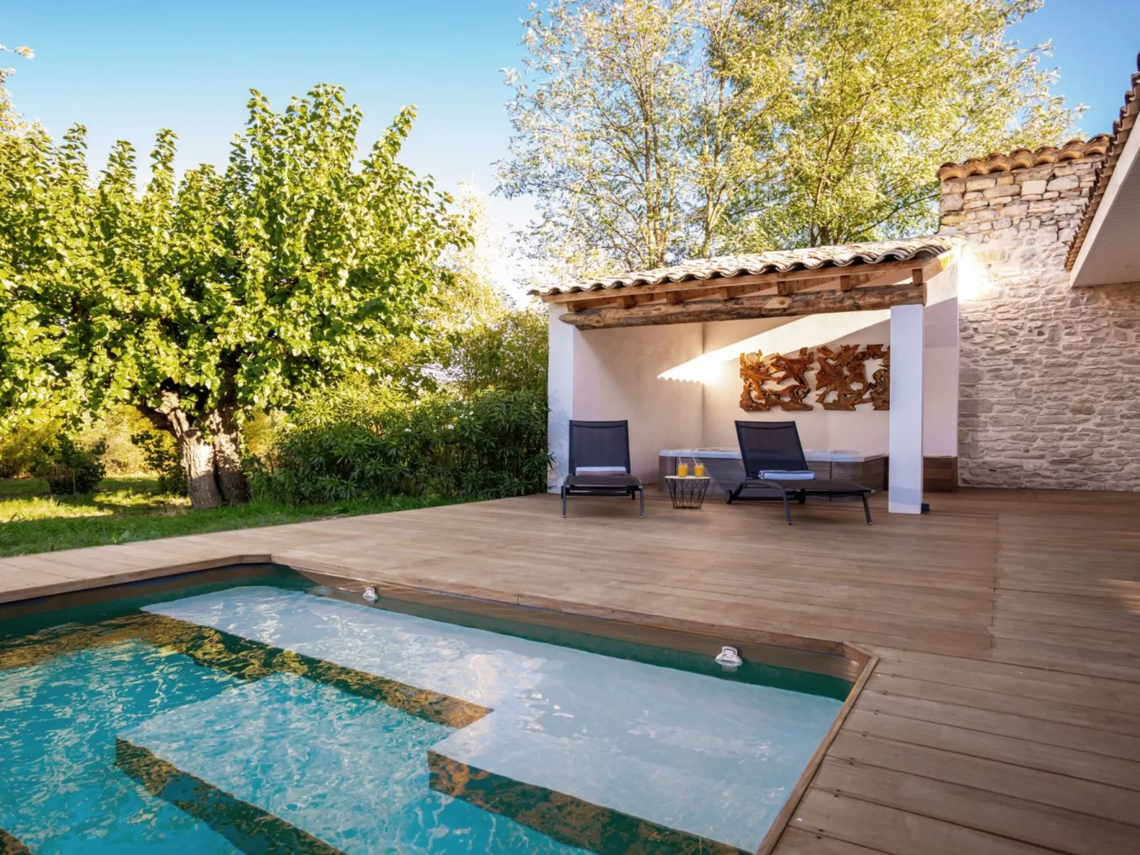 Domäne "Villa Océane" mit Jacuzzi-Buiten