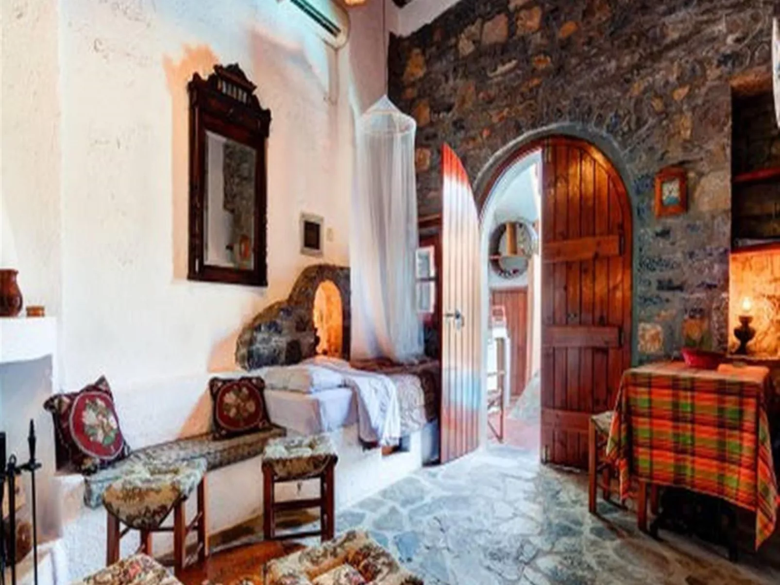 Steinhaus Erato Privater Pool Landschaftliche Kretische Ansichten-Binnen