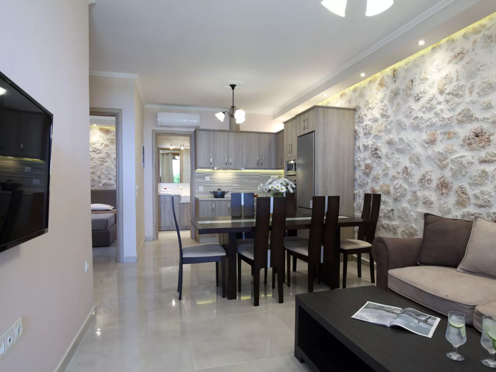 Charmante Villa Irida in der Nähe von Kathisma Mylos Strand-Binnen