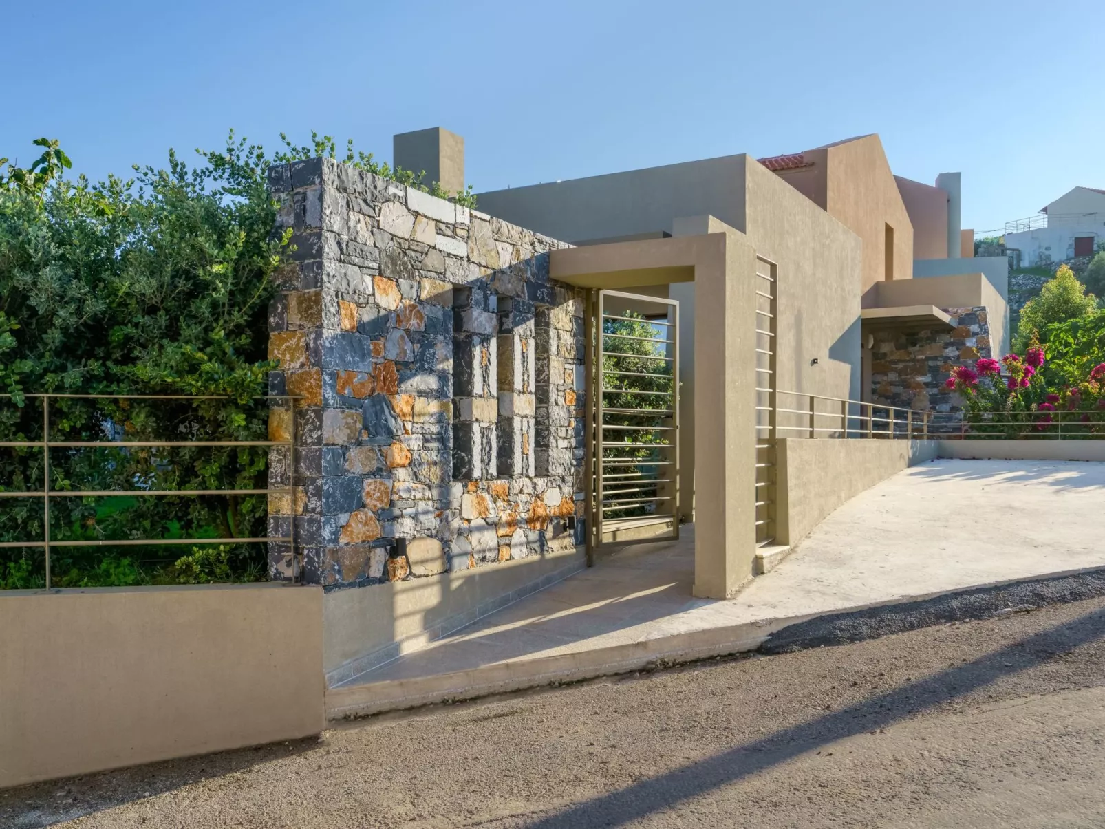 Villa Fos - Privater Pool, Eleganz und Meerblick-Buiten