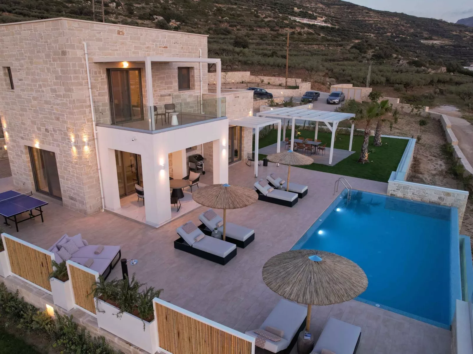 Actea Seaview Villa I ''Free''beheizter Pool, 800m Meer-Binnen