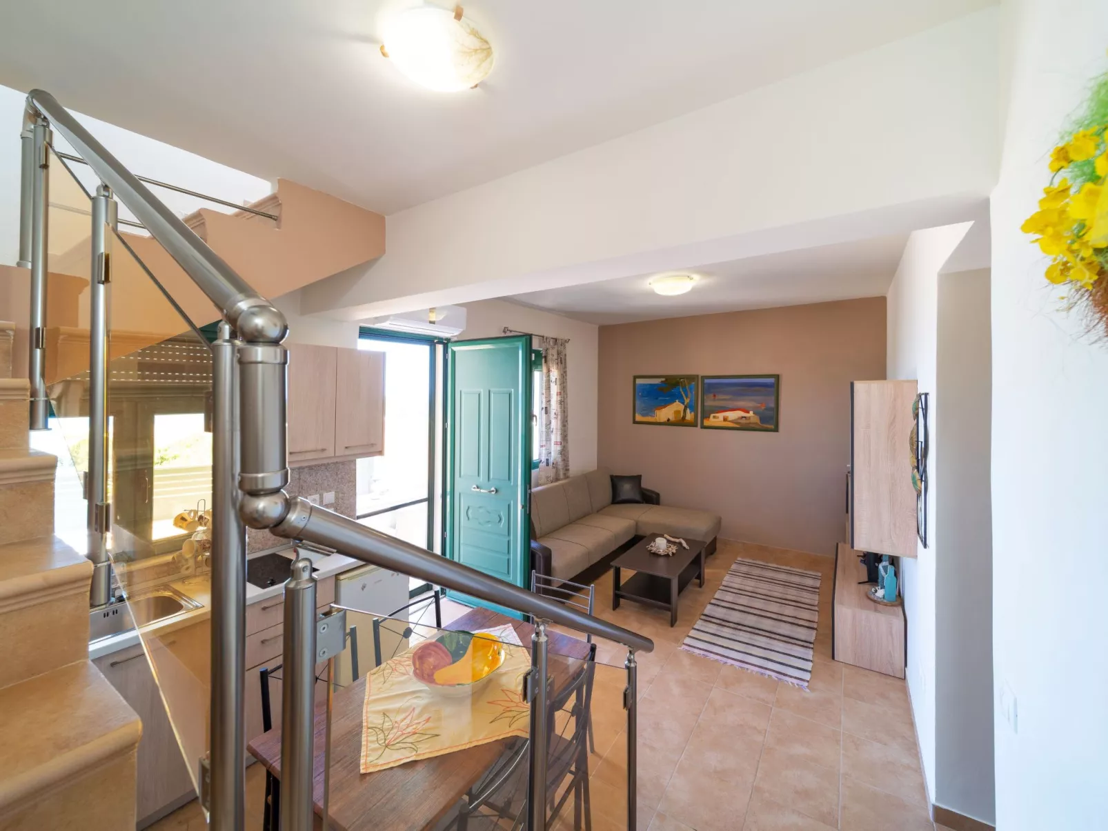 Mare Blu 1 am Strand-Binnen