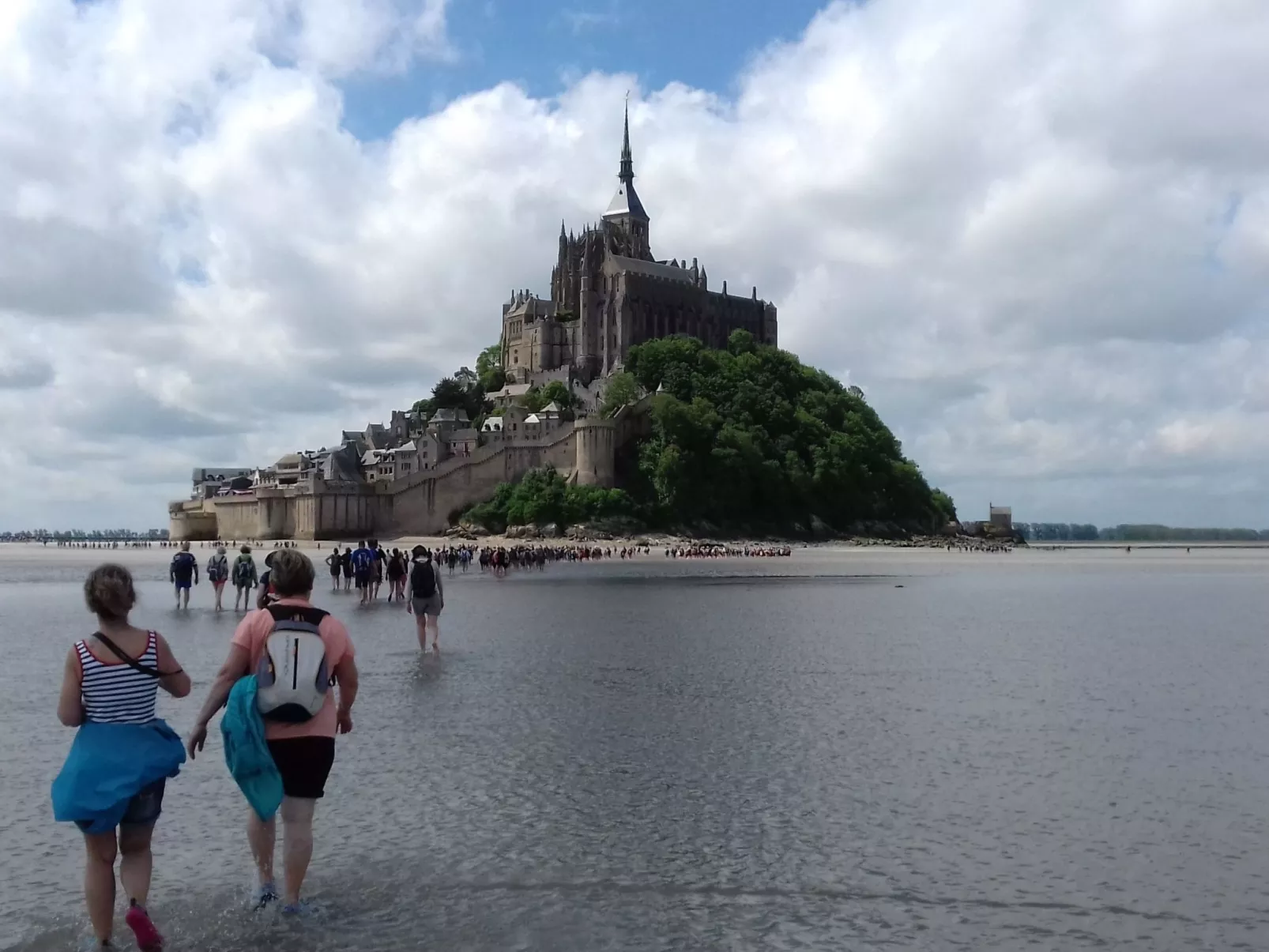 Gite Pamphilienne mit Blick auf Mont Saint Michel-Buiten
