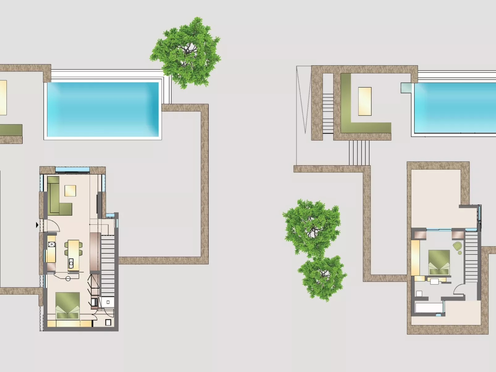 Youphoria Meerblick Villa Anassa 2 Schlafzimmer-Binnen