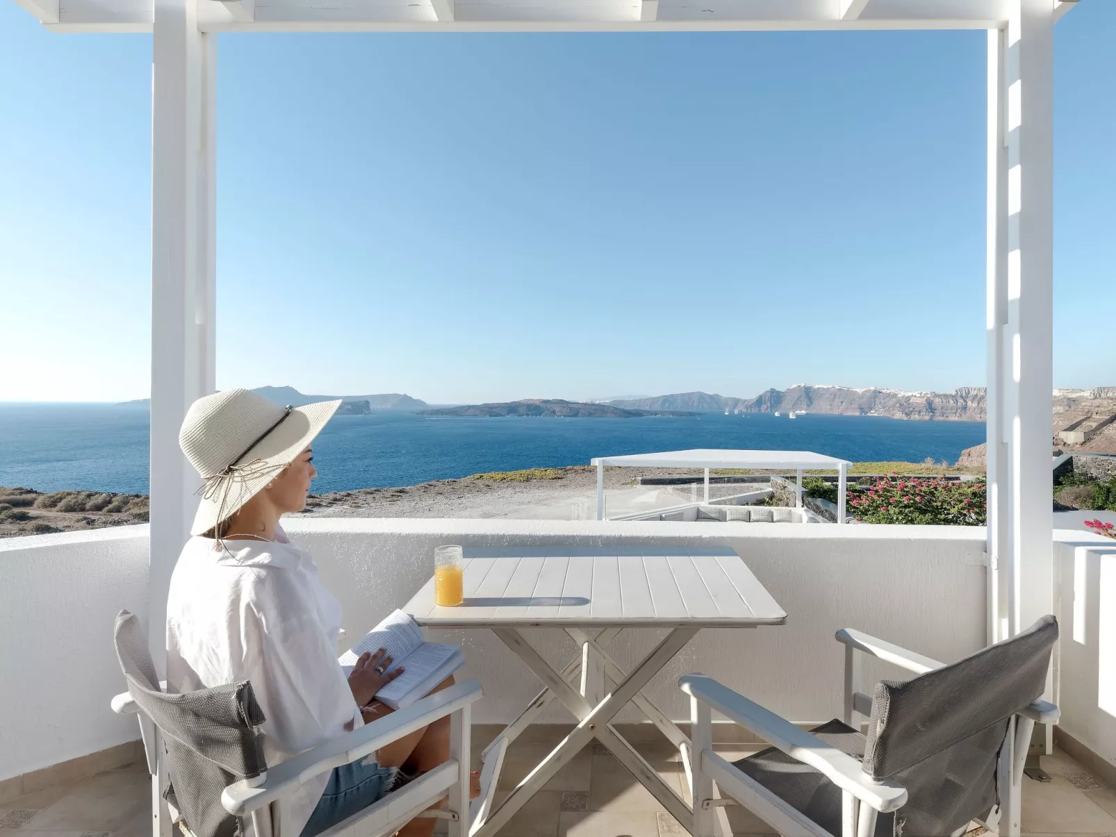 Hemera Ferienhaus Villa auf Santorin-Buiten