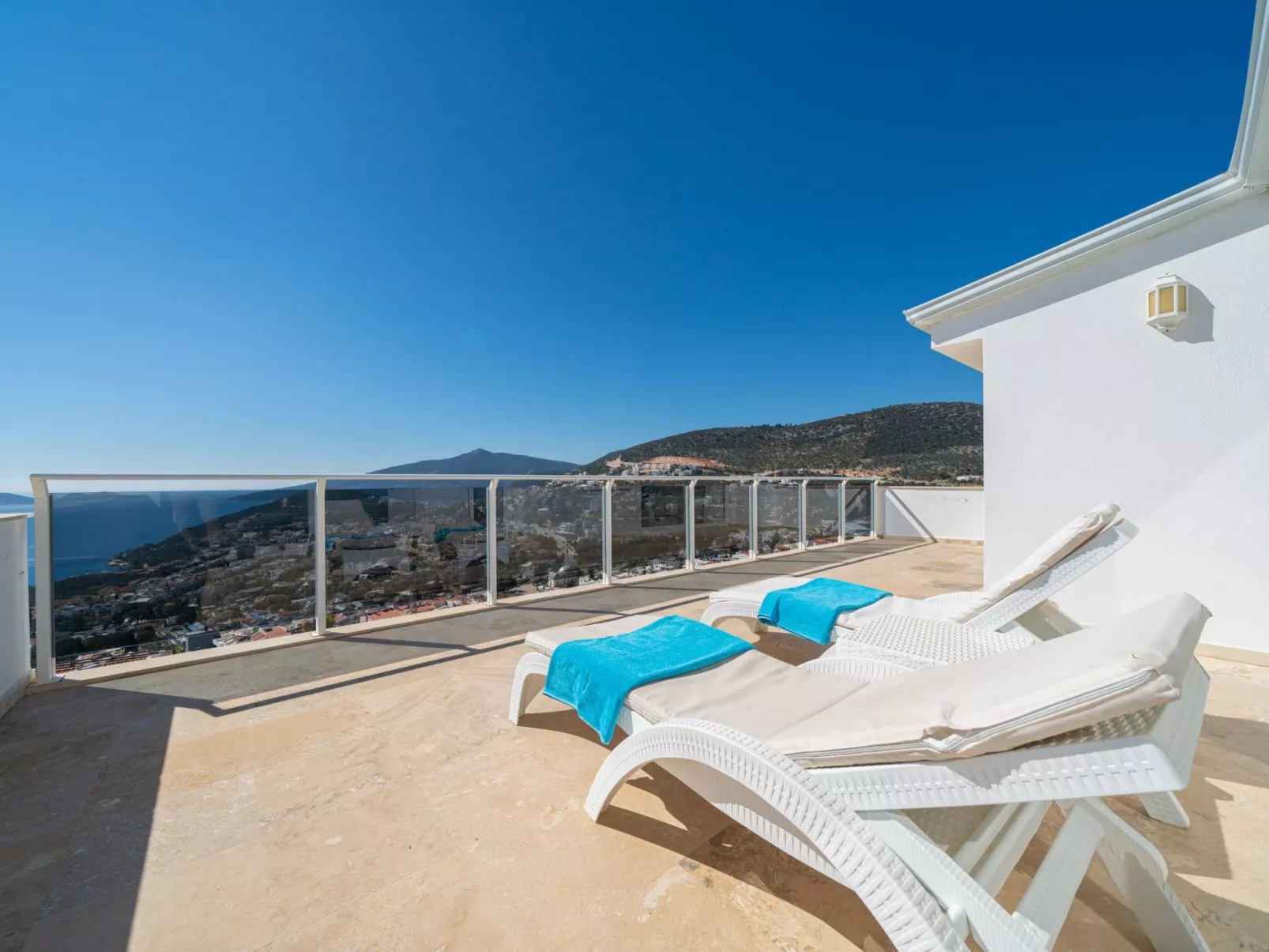 Luxuriöse Villa mit Meerblick in Kalkan Kalamar-Buiten
