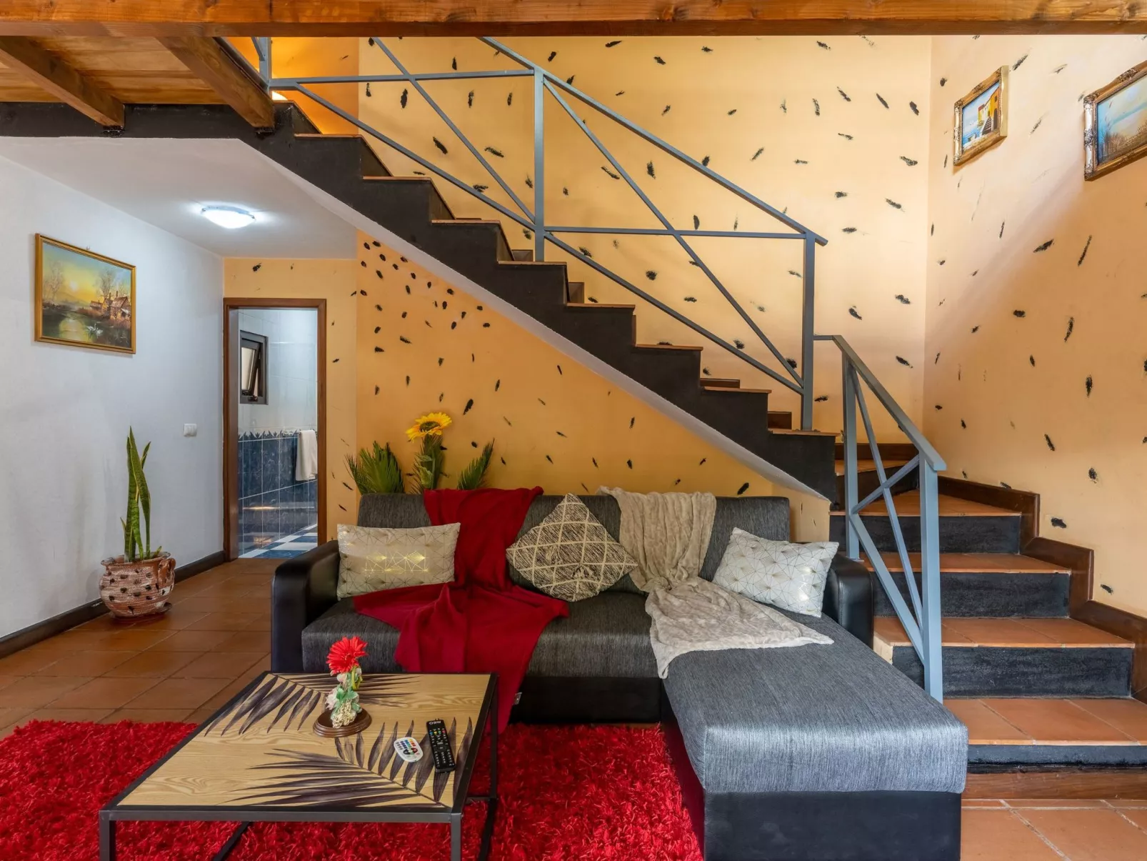 Dorf Sonnenuntergang-Image-tags.info