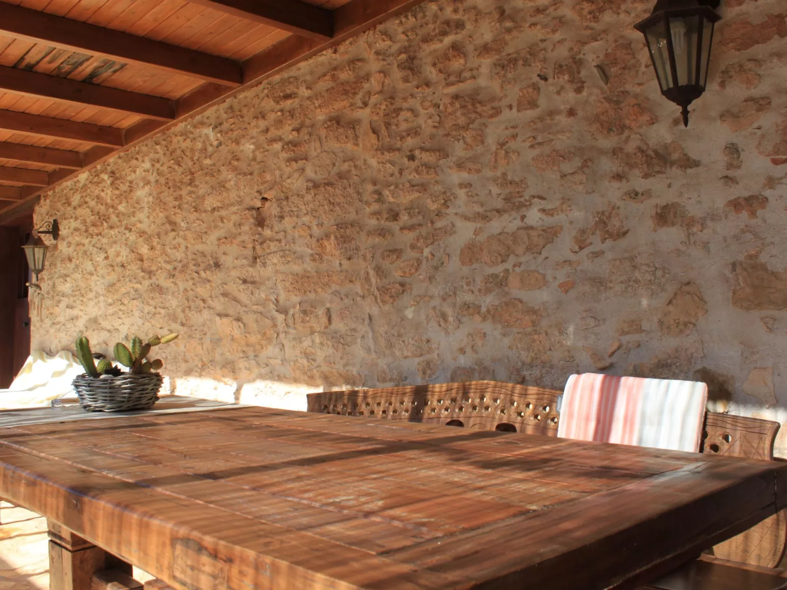 Kanarisches Haus mit privatem Pool und Garten-Buiten