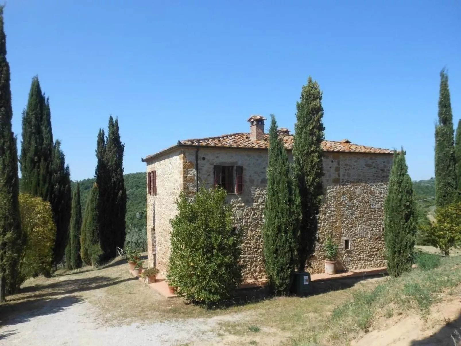Haus Banditello, Blick auf das Tal von Montepulciano-Buiten