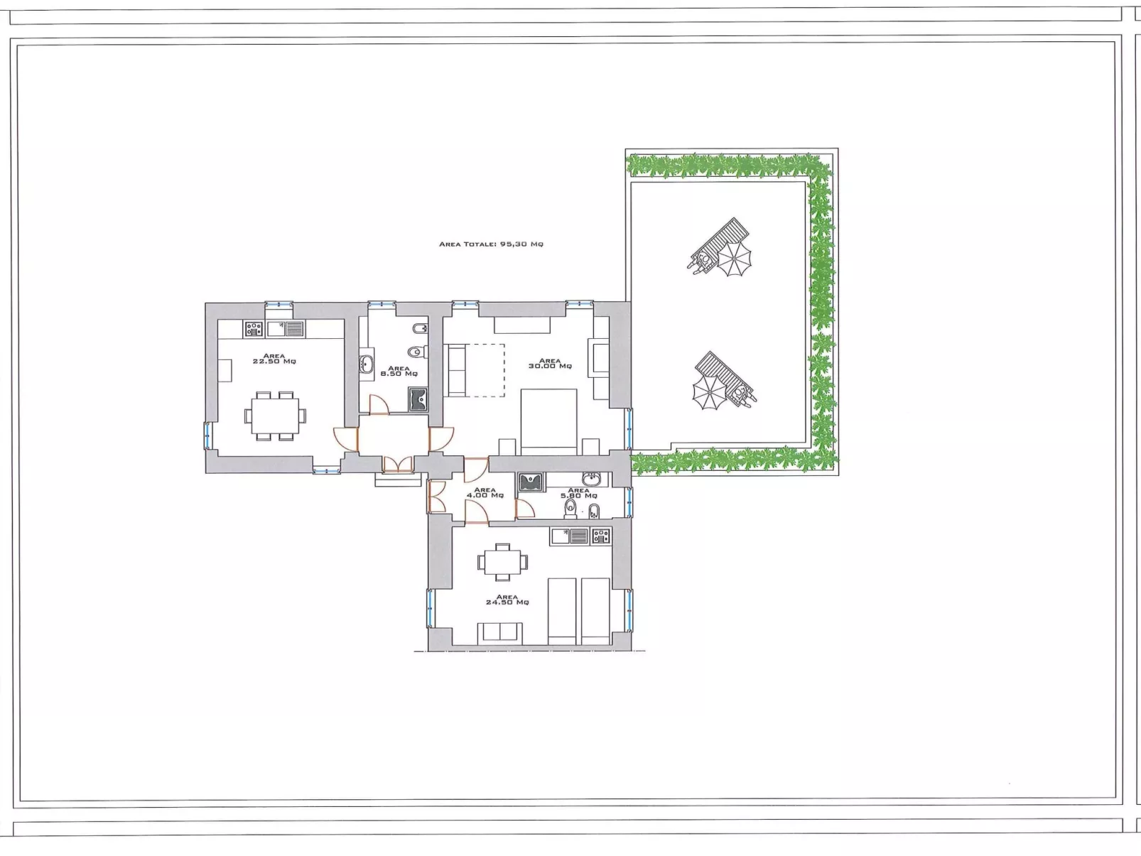 Barolo' Wohnung mit Gemeinschaftspool-Binnen
