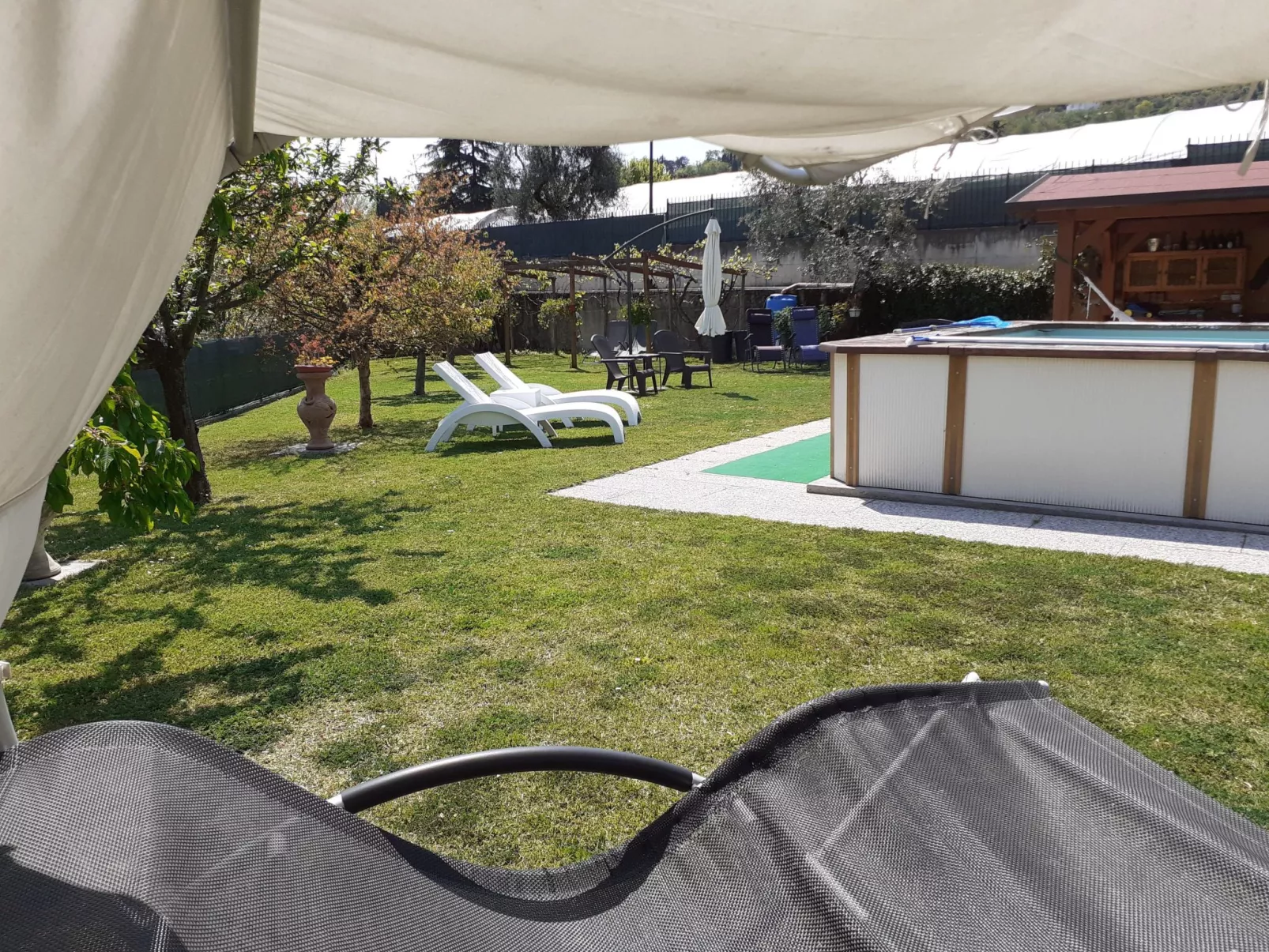 Appto. "Villa La Veranda" mit Garten und Pool-Buiten