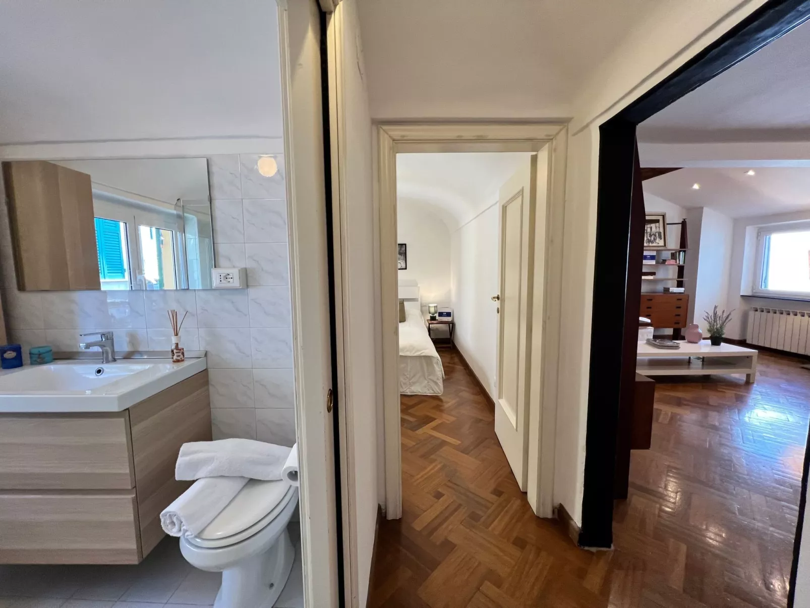 Wohnung 'La Terrazza del Porto Antico-Binnen