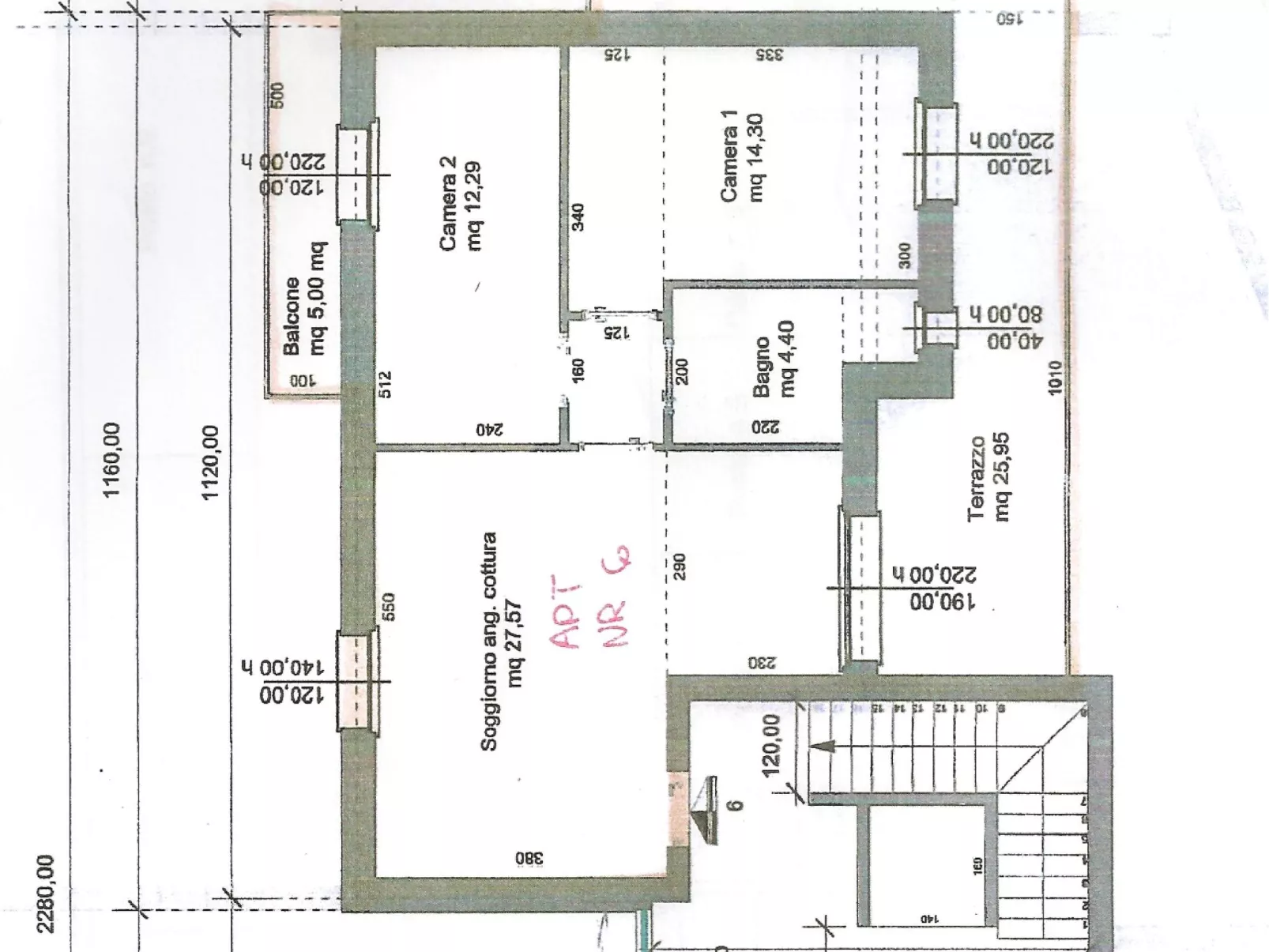Wohnung 'Vanessa' mit Terrasse-Binnen