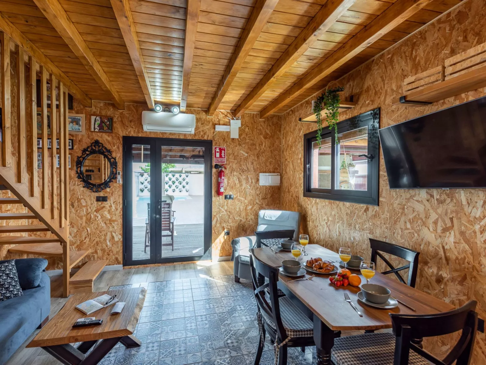 Chalet "Casita de Madera-Binnen