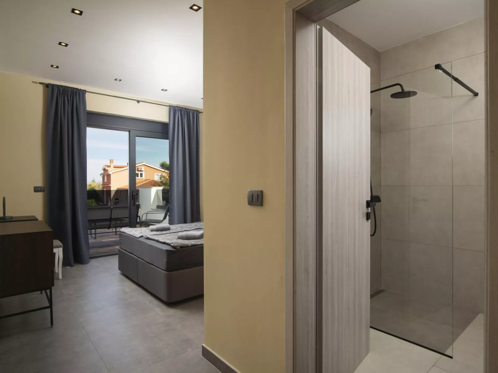 Villa Blick Istrien in der Nähe des Meeres-Binnen