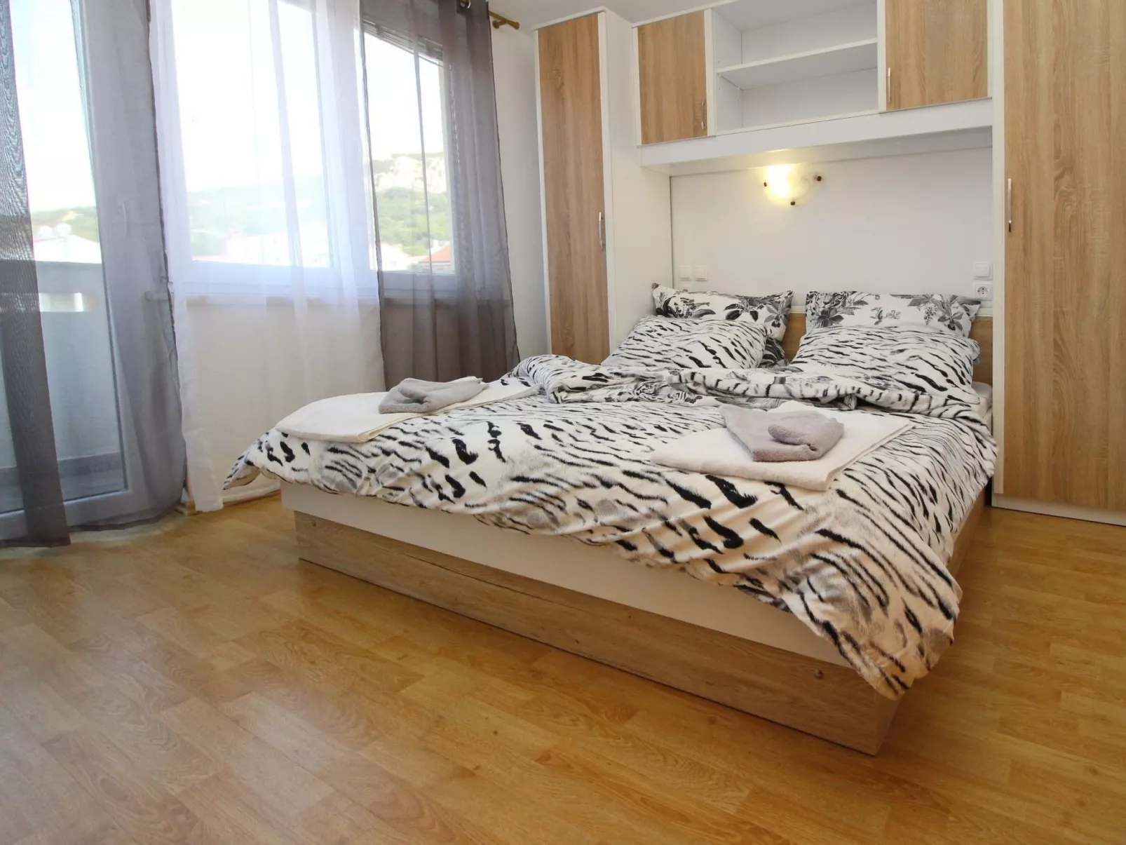 Appartement in Baška mit Eigenem Balkon-Binnen