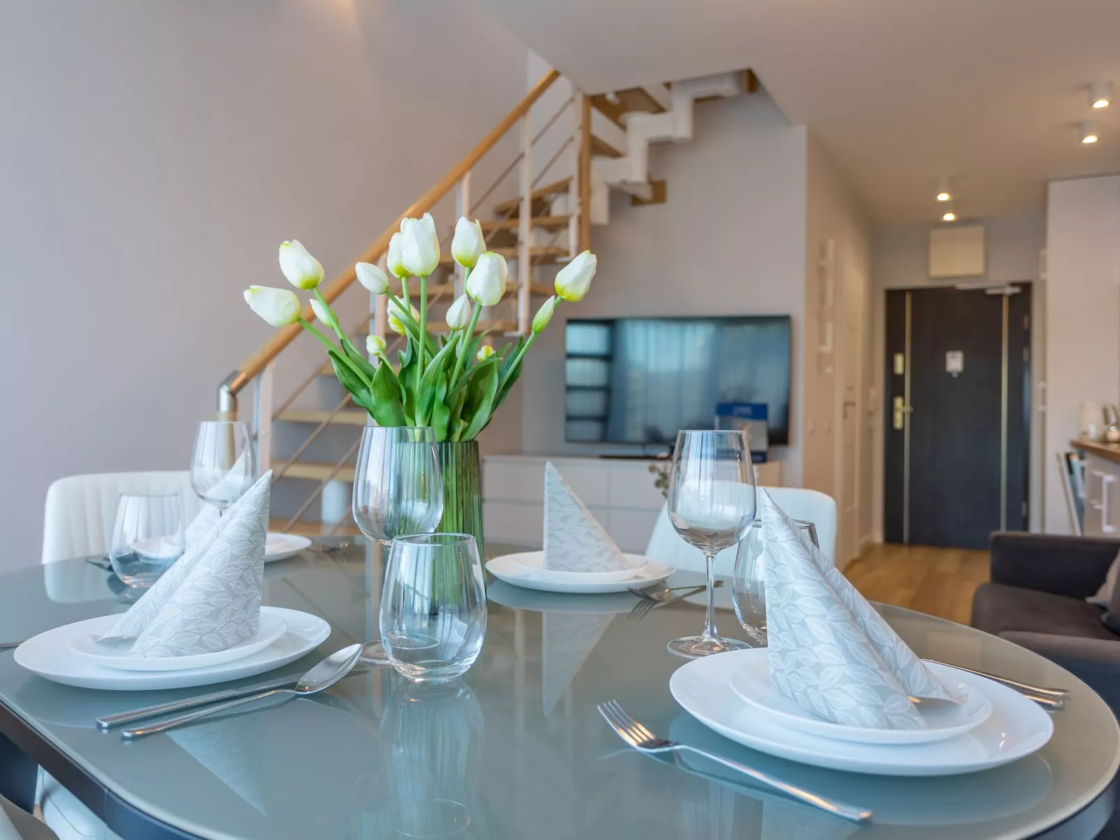 Helle Ferienwohnung Albus direkt am Strand-Image-tags.info