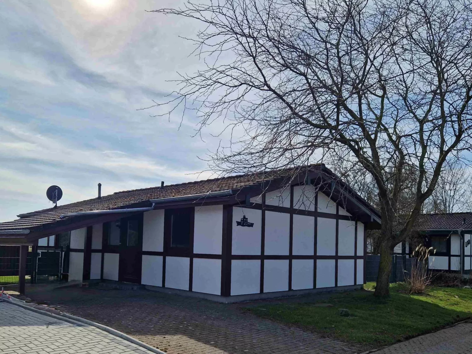 Haus F 21, Randlage mit Wiesenweitblick eingezäu-Buiten