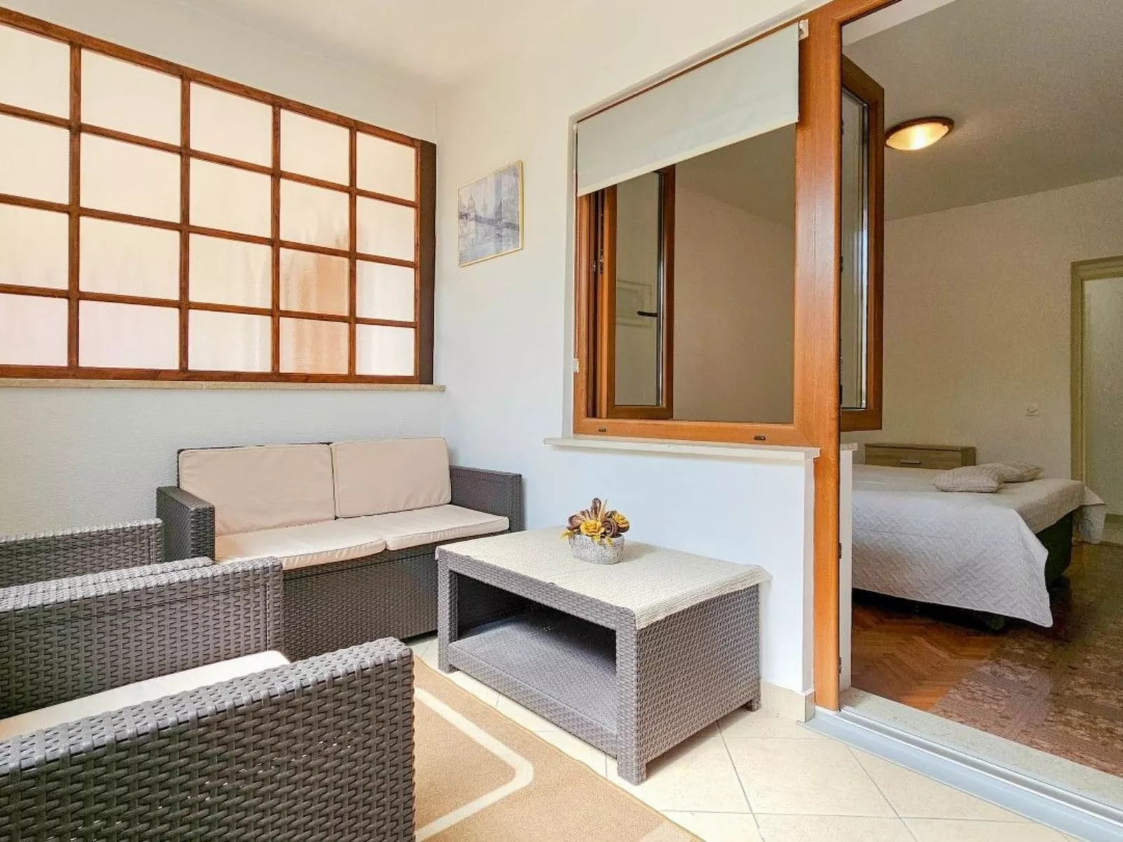 Wohnung 80m vom Meer mit Terrasse-Binnen