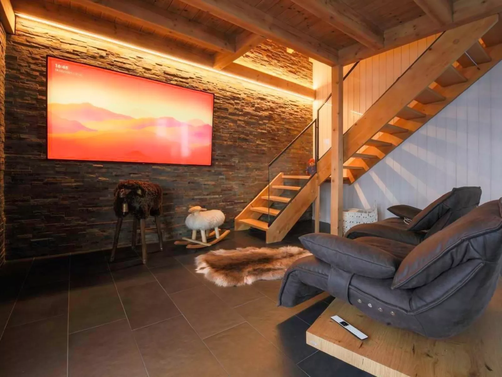 Wunderschönes Luxus-Chalet mit Seesicht-Binnen