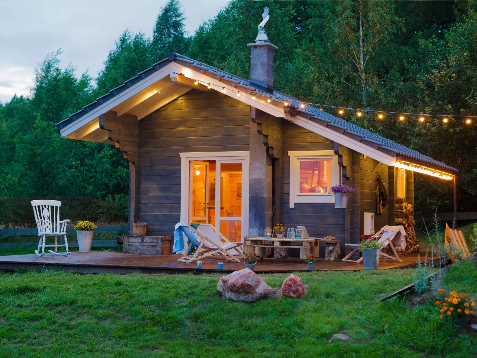 Saunabereich im Circle - Blue House-Image-tags.info