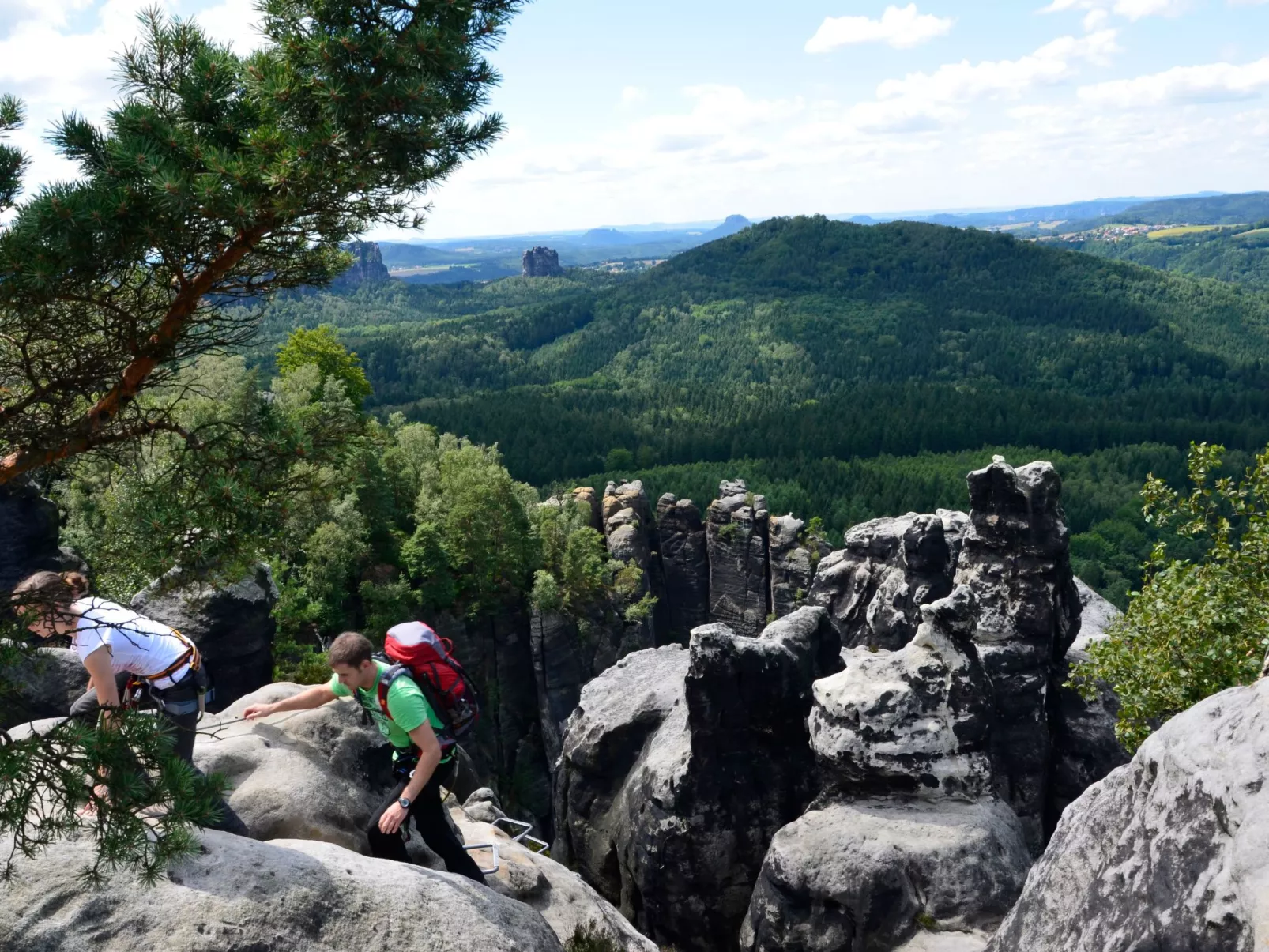 Panoramablick in Königstein-Buiten