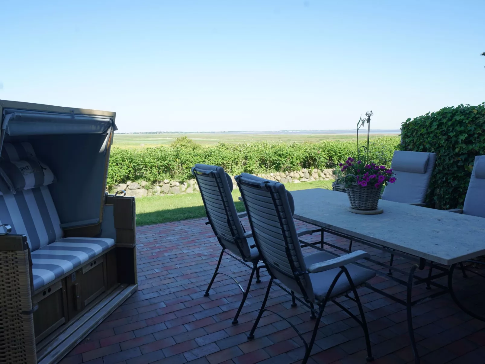 Wohnung in Morsum mit Terrasse-Buiten