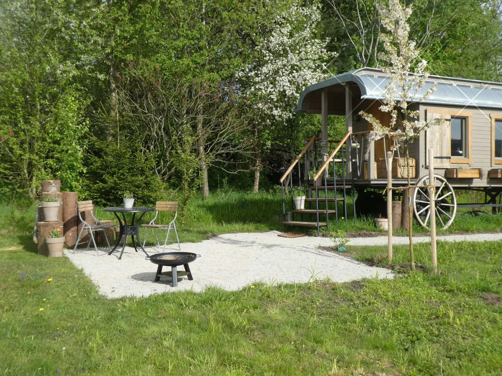 Urlaub Zirkuswagen-Buiten