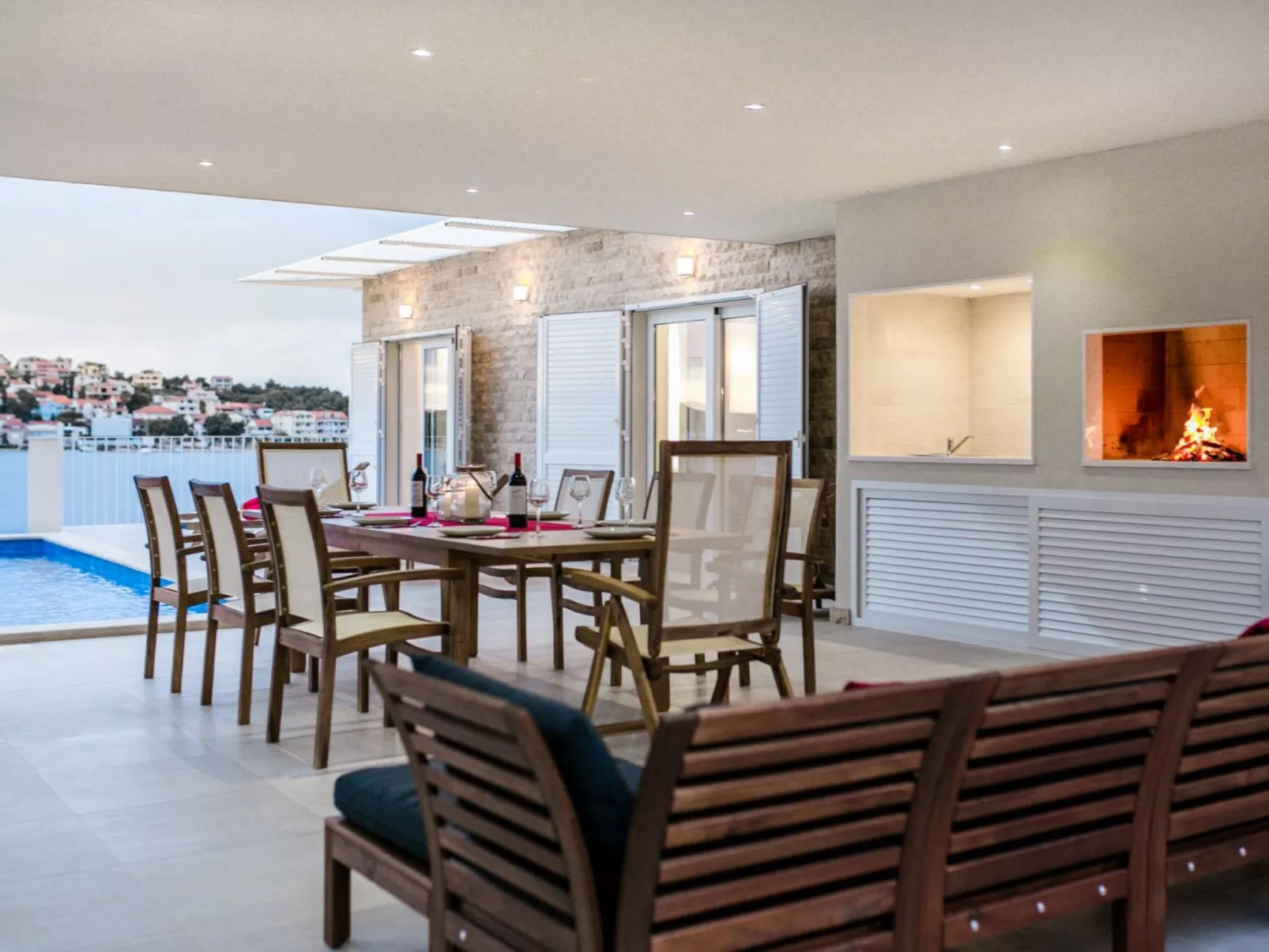 Am Strand "Villa Lori"-Buiten