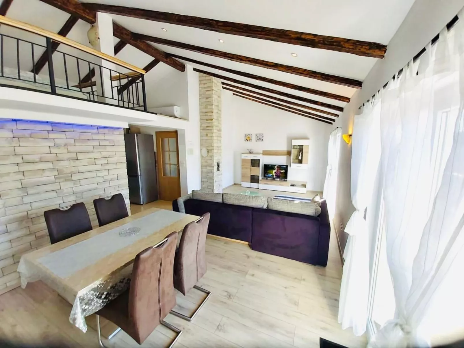 Apartment Karlo auf zwei Wohnebenen, mit Meerblick-Binnen