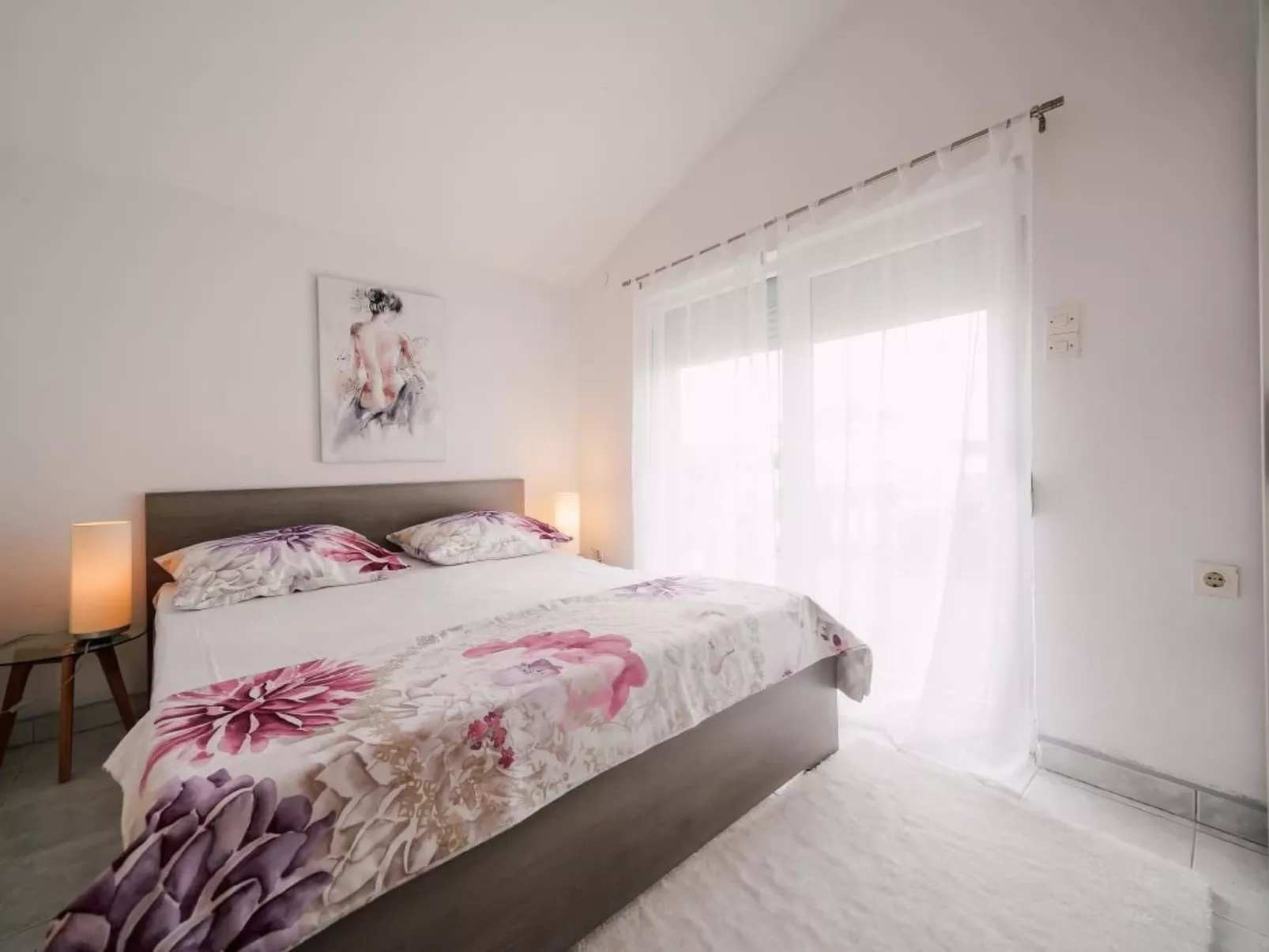 Wohnung in Ljubač mit Großem Garten-Binnen