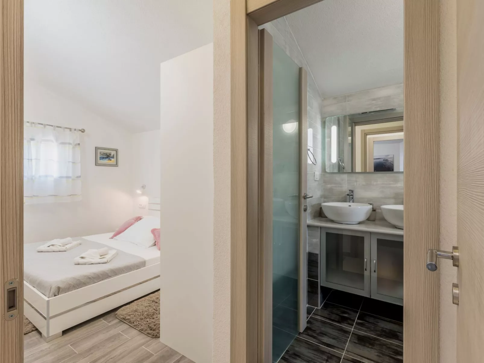 Mit Privatpool für 9 Personen ca. 95 m&sup2; in Sevid, Adriaküste Kroatien (Tro-Binnen