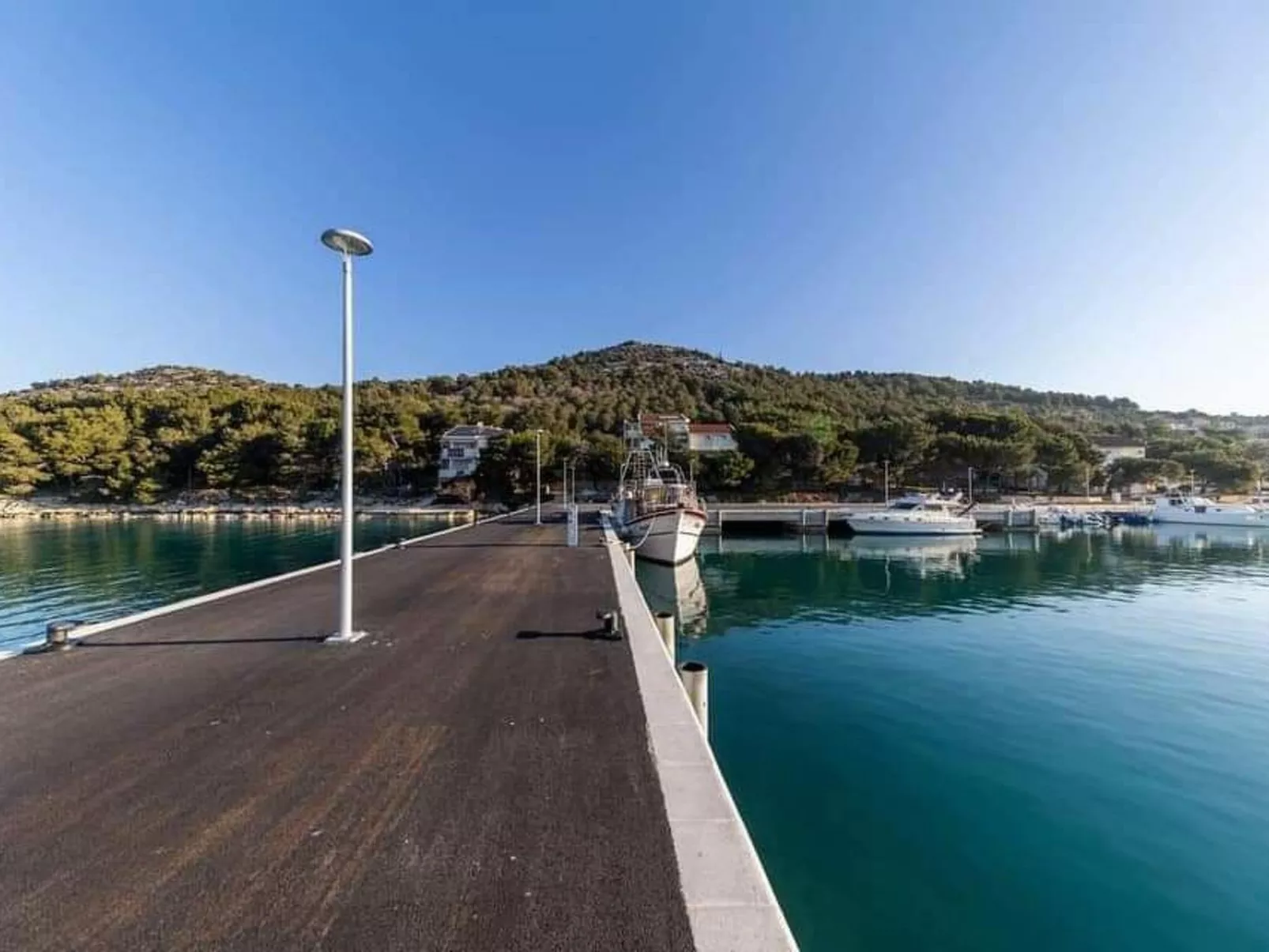 Mobilheim mit Blick auf das Wasser-Buiten