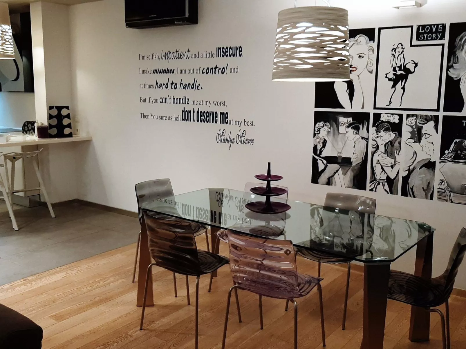 Stylisches Studio mit atemberaubendem Ausblick-Binnen