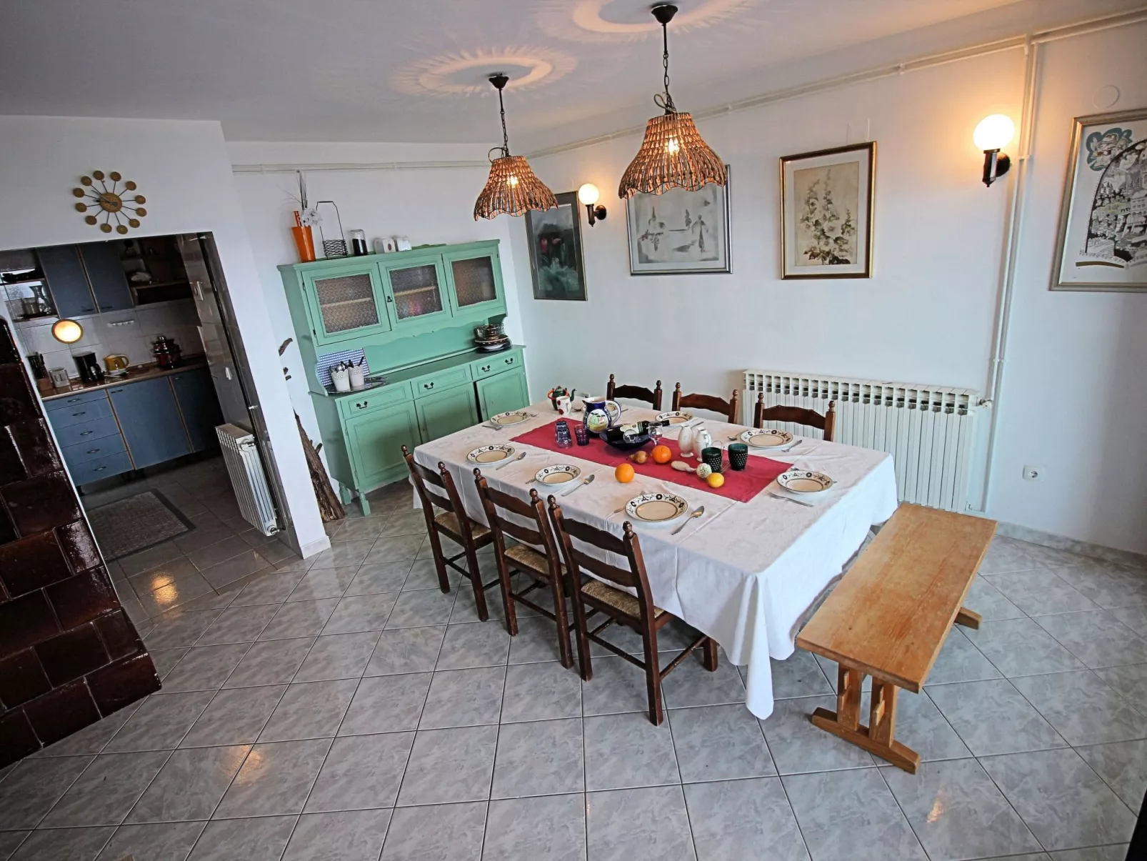 Wunderschönes Ferienhaus in Povile mit Garten, Terrasse und Grill und Meerblick-Binnen