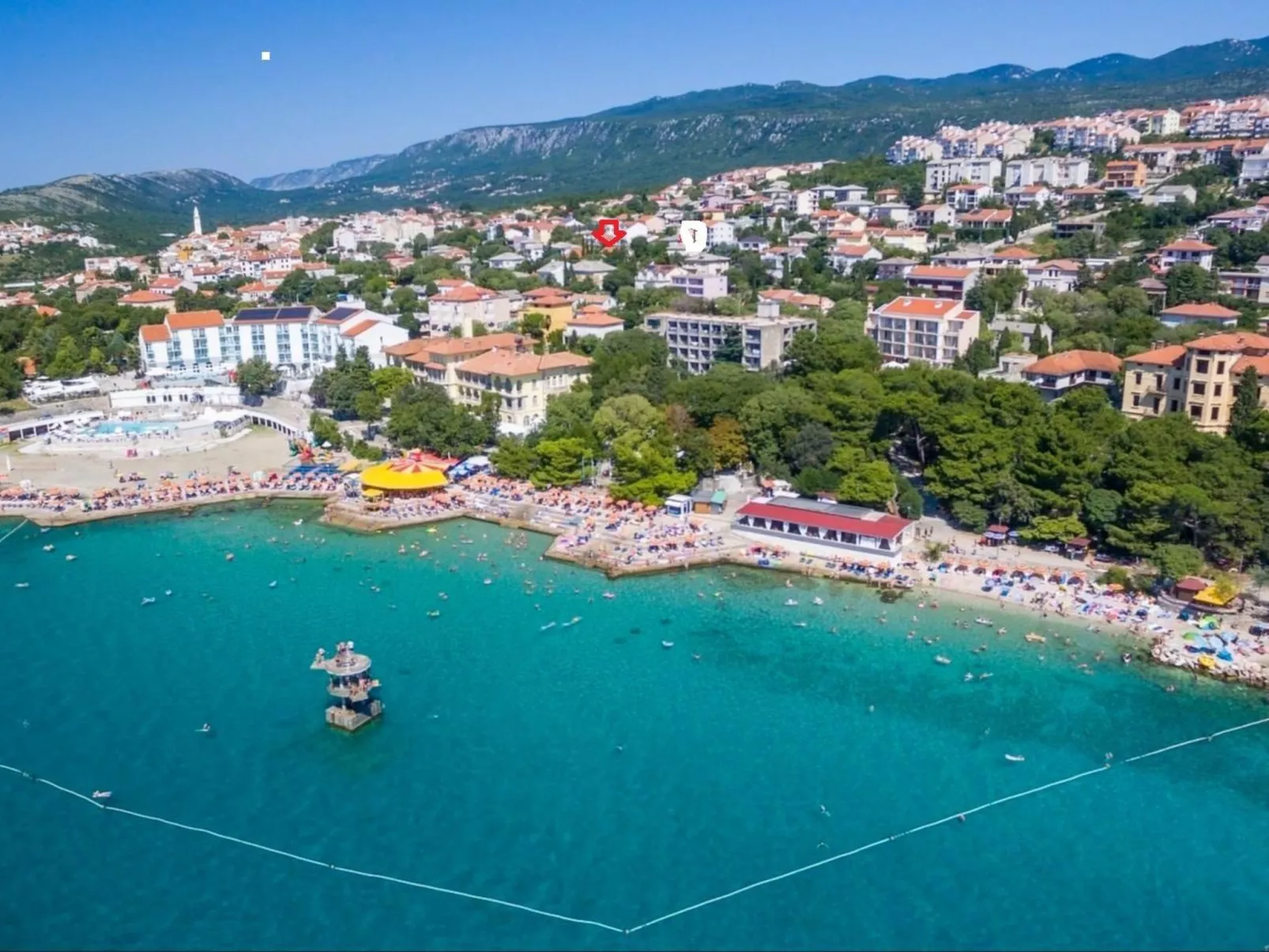 Studio-Apartment für 2 Personen mit Terrasse-Buiten