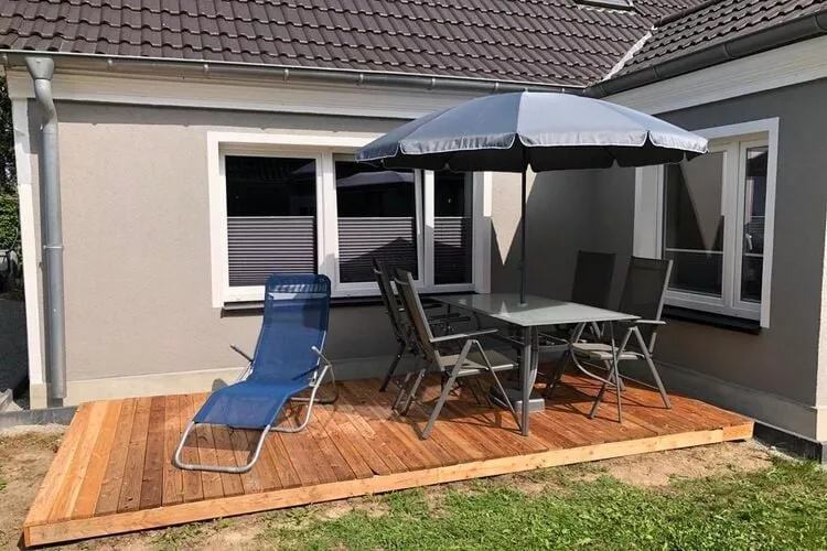 Ferienhaus auf Usedom-Terrasbalkon