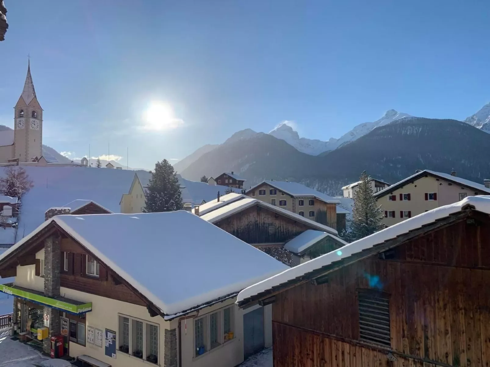 Historische Tgesa Ferrera-Buiten