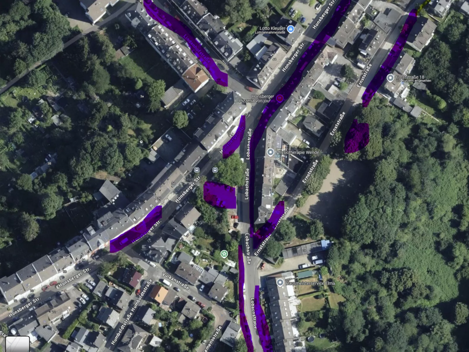 Kleine Stadtwohnung-Buiten