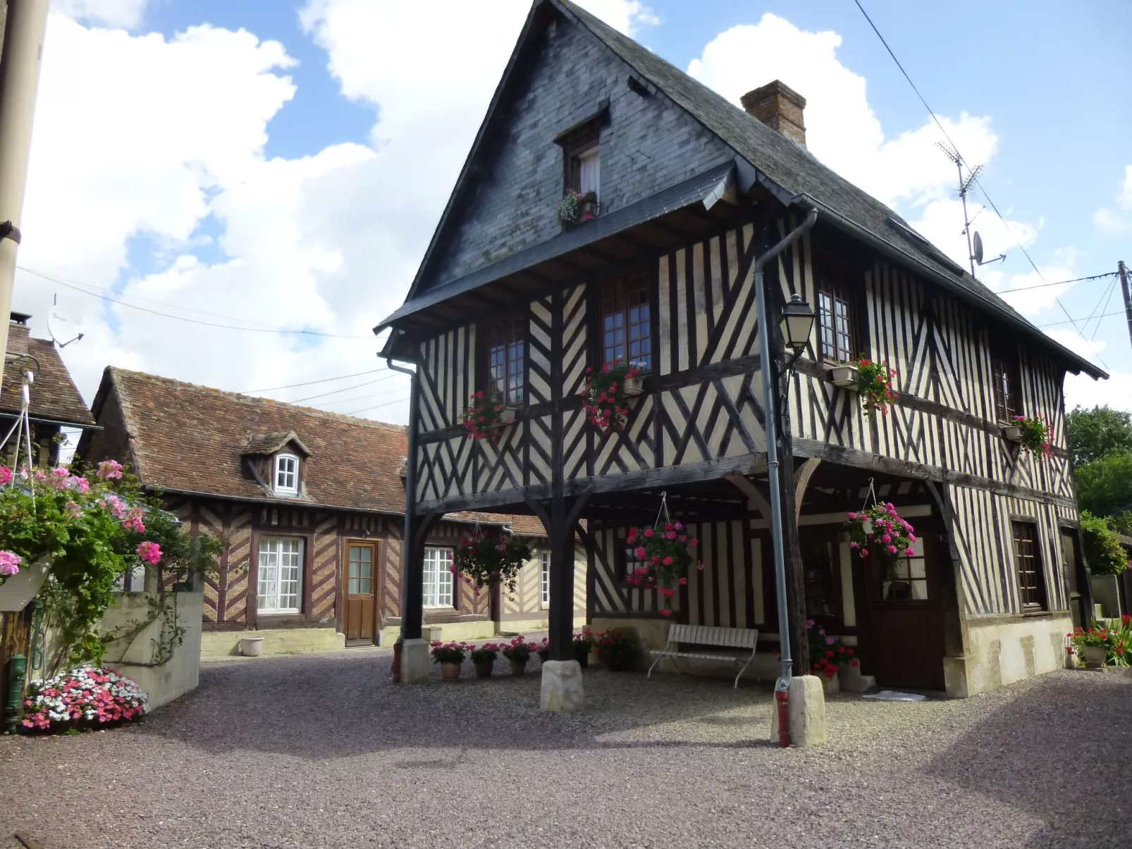 Wohnung "Le Caducée" mit Terrasse-Buiten